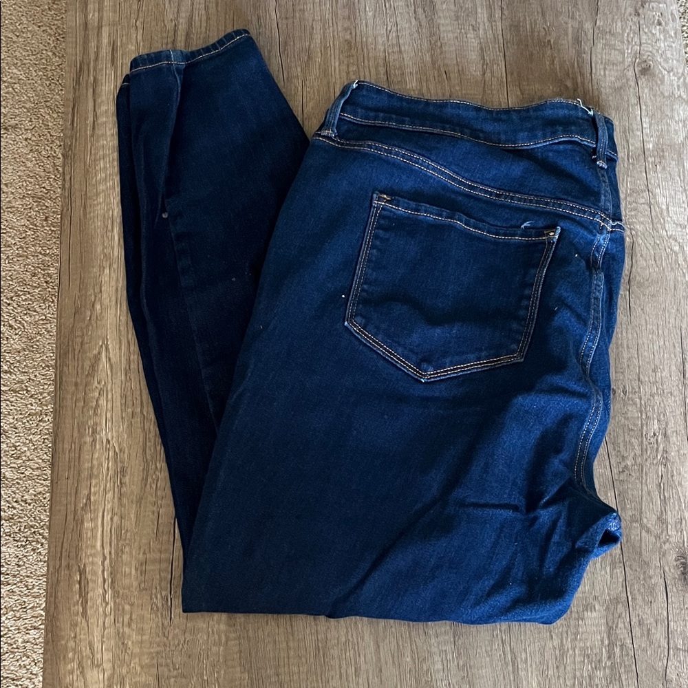 Old Navy Dark Blue High-Rise Jeans